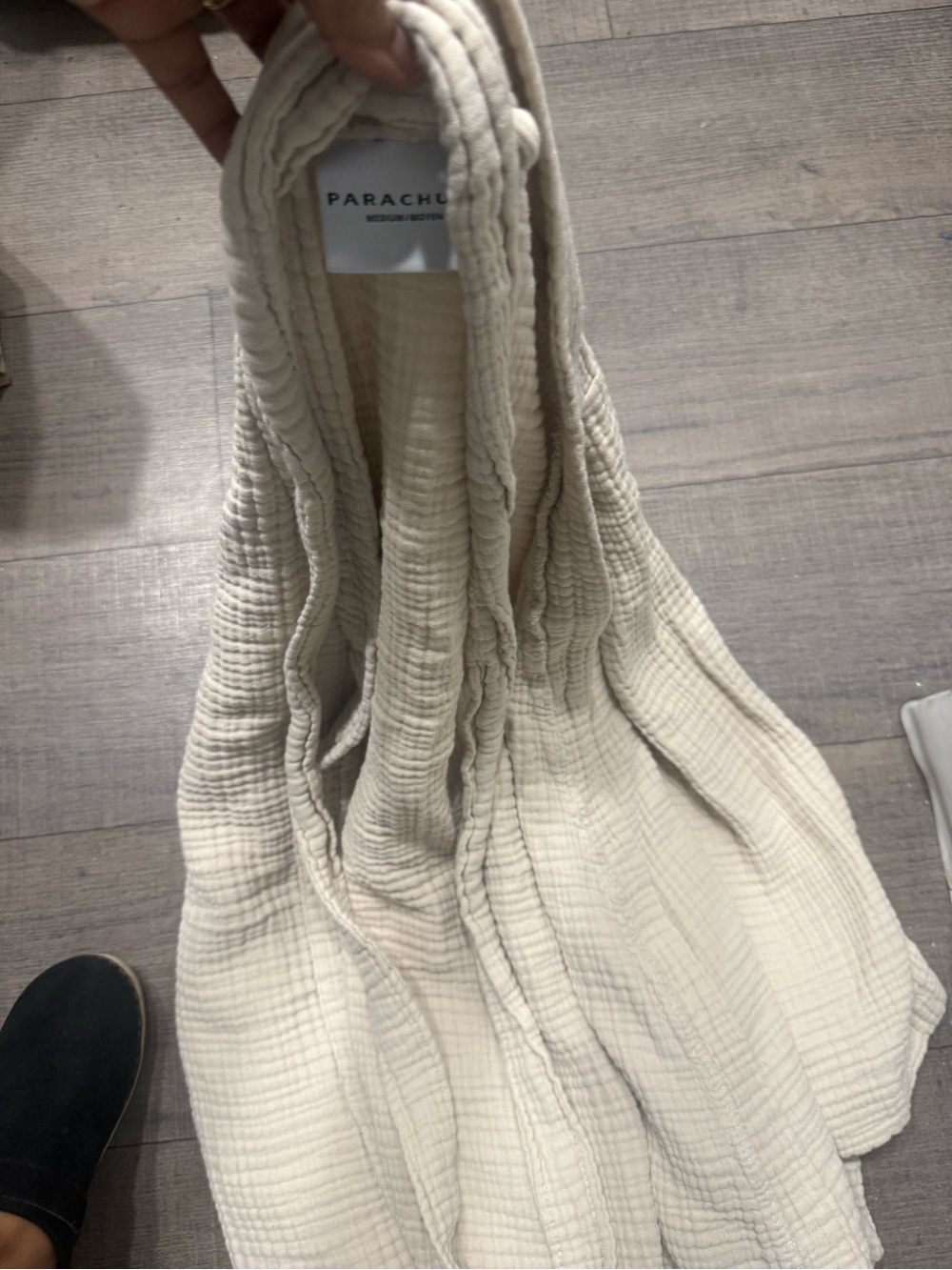 Parachute Cream Ribbed Tee - Picture 2 of 3